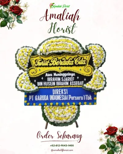 Papan Bunga Duka di Talang Putri