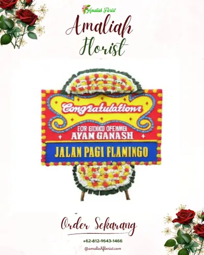 Bunga Papan Congratulation di Talang Putri